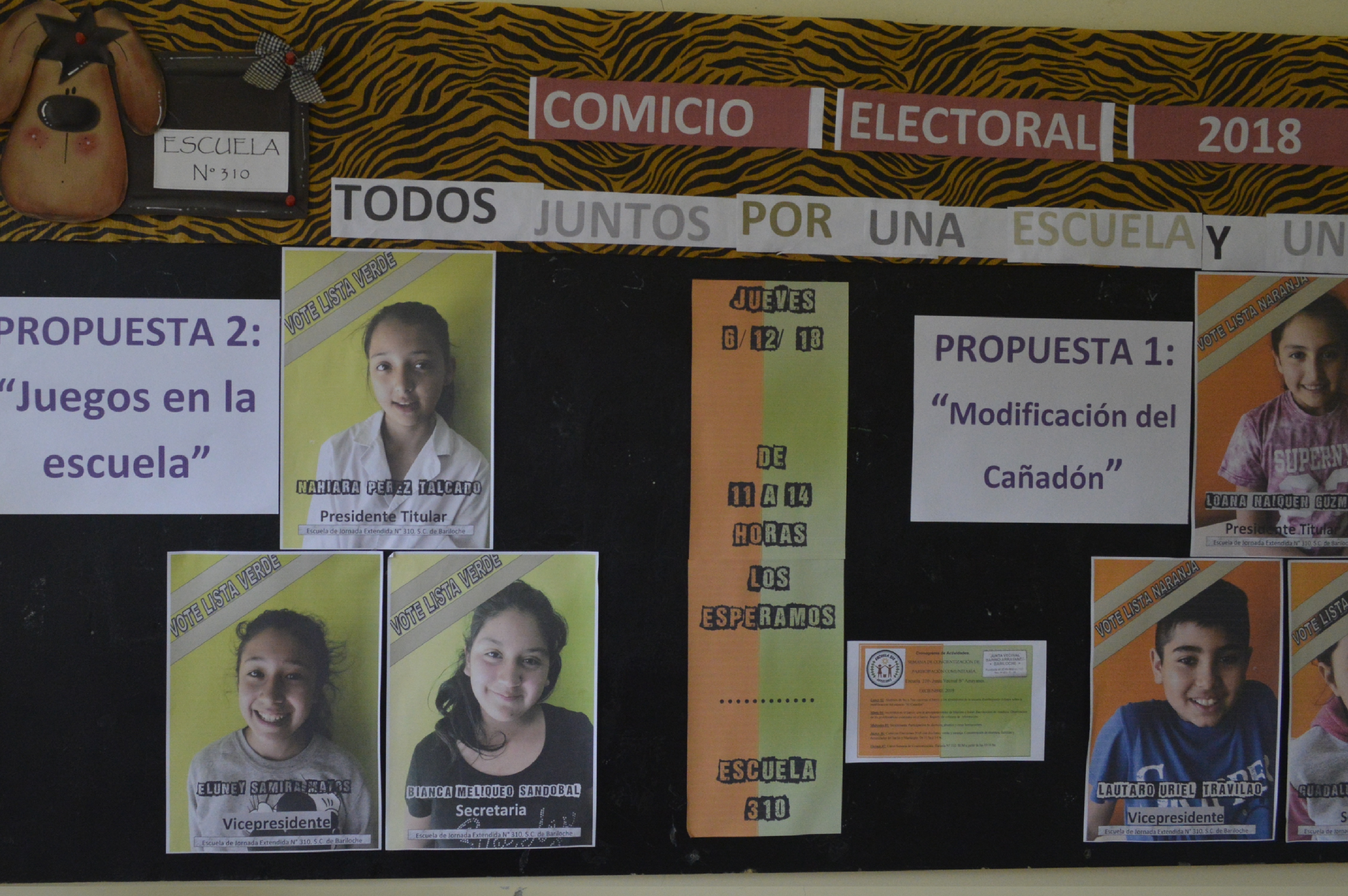 Alumnos primarios hacen Elección Vecinalista