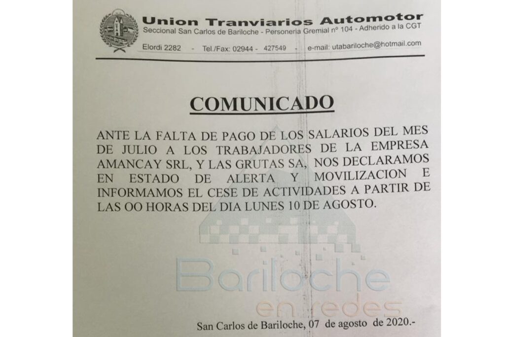 UTA y Transporte Alternativo