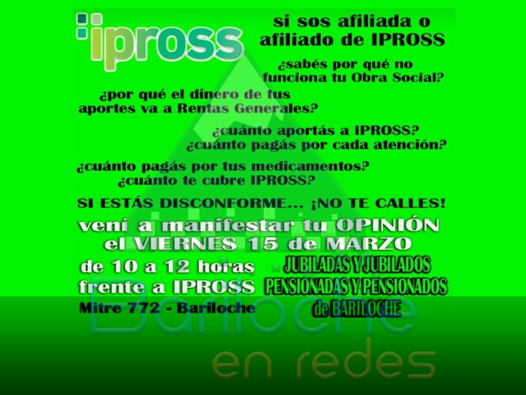 los Jubilados del IPROSS