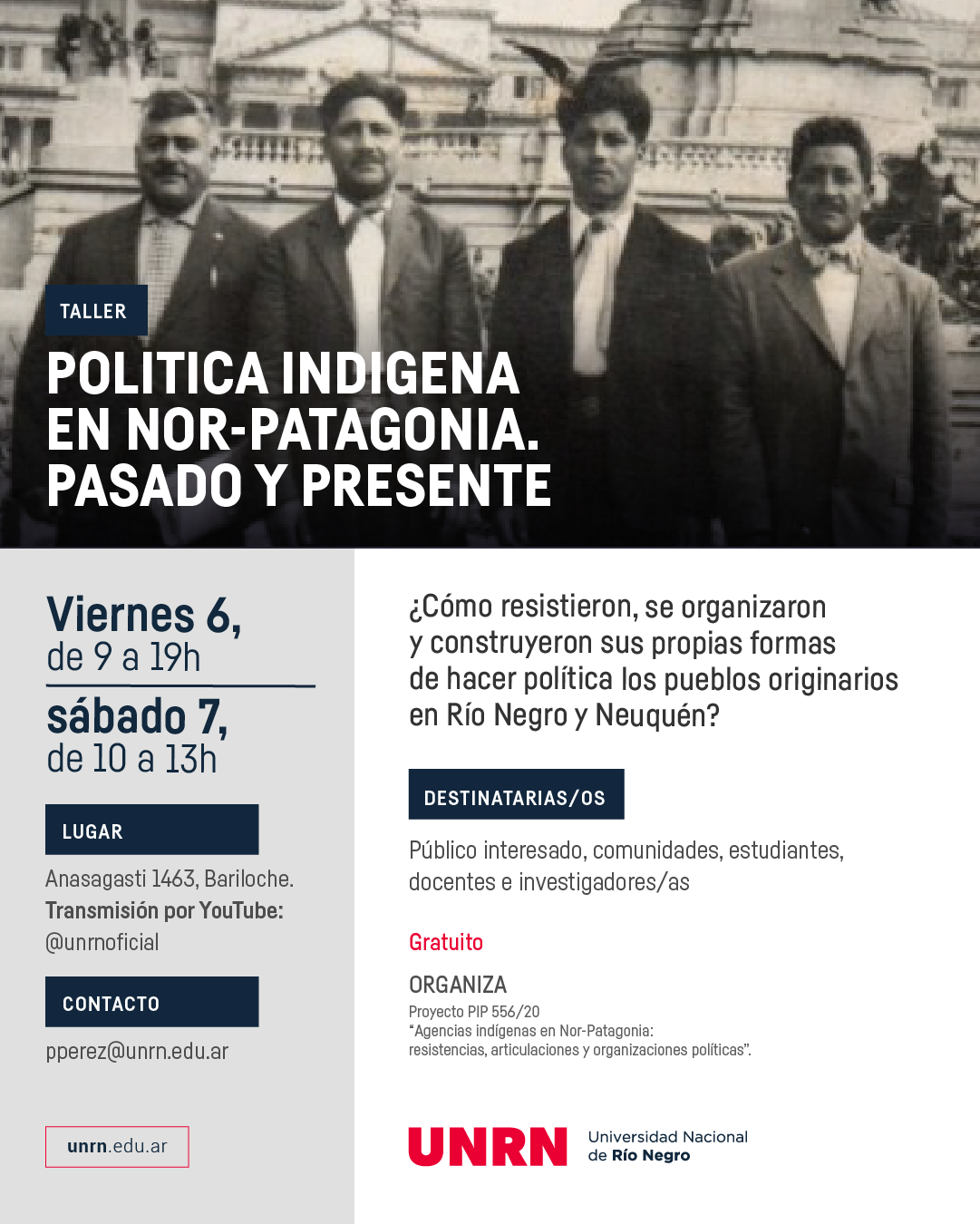 Taller sobre política indígena en Nor-Patagonia