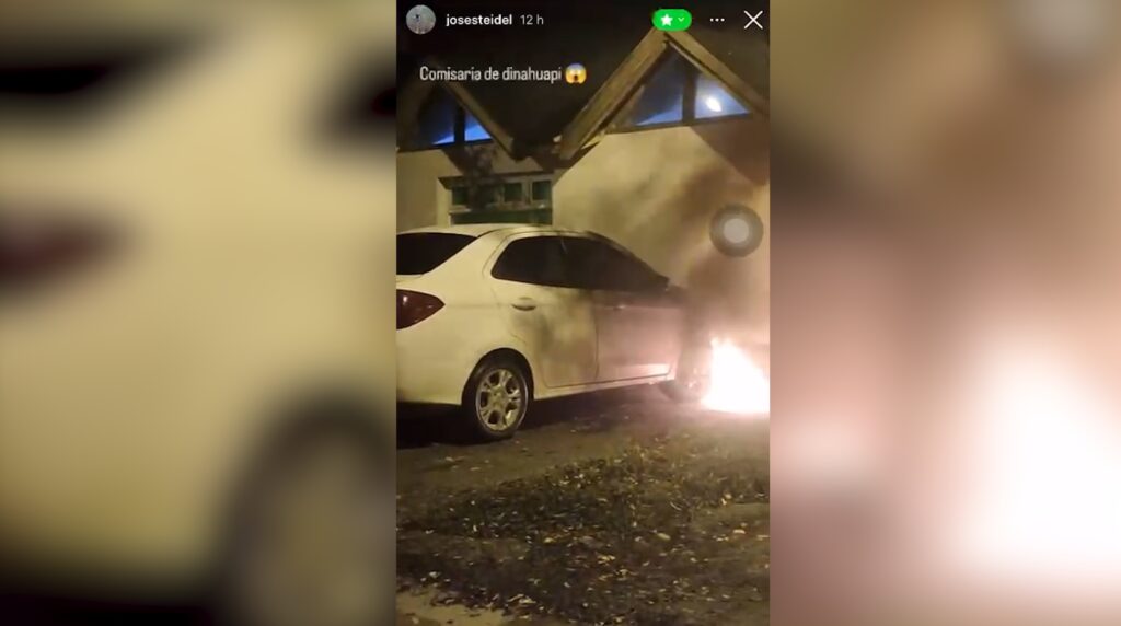 incendiaron un vehículo particular
