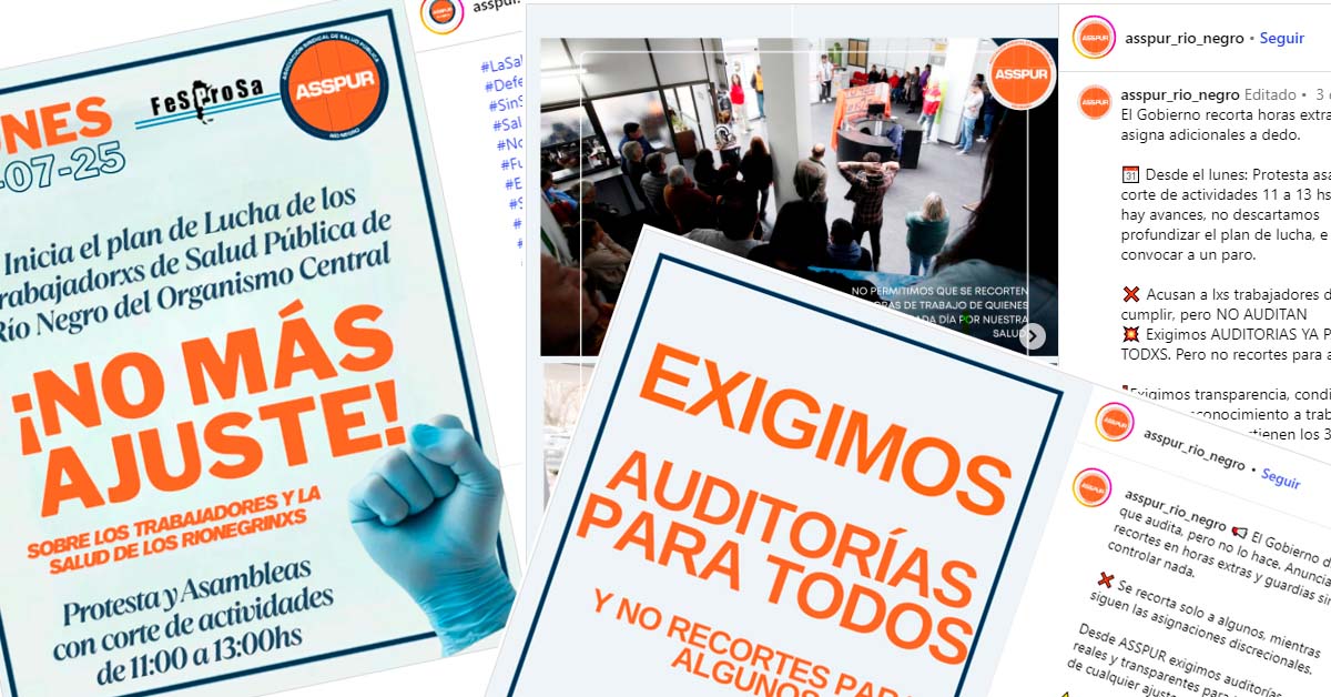 Grave amenaza de recorte hunde la Salud Pública Rionegrina