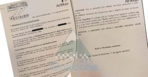 Referéndum de Walter Cortés en Bariloche, cada denuncia un palito menos