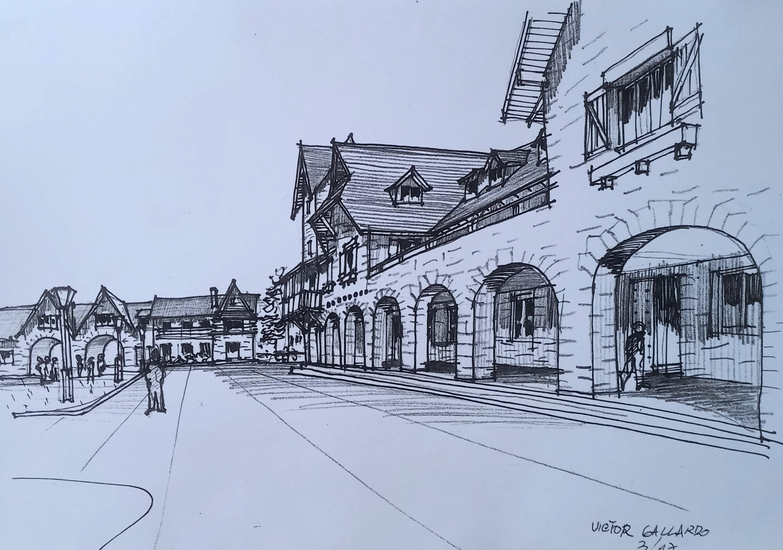 Exposición de Croquiseros Urbanos Bariloche en septiembre