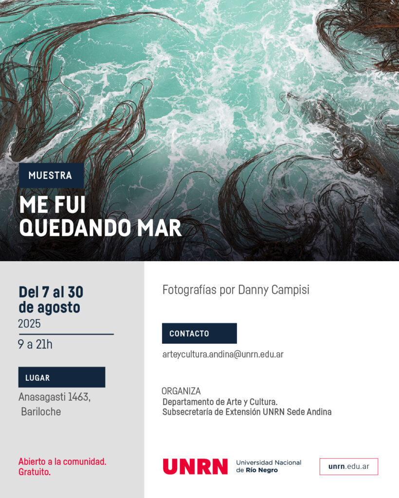 Me fui quedando mar: exposición en Bariloche