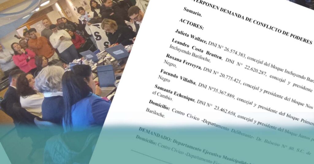 Denuncian a Walter Cortés por golpear la democracia en Bariloche
