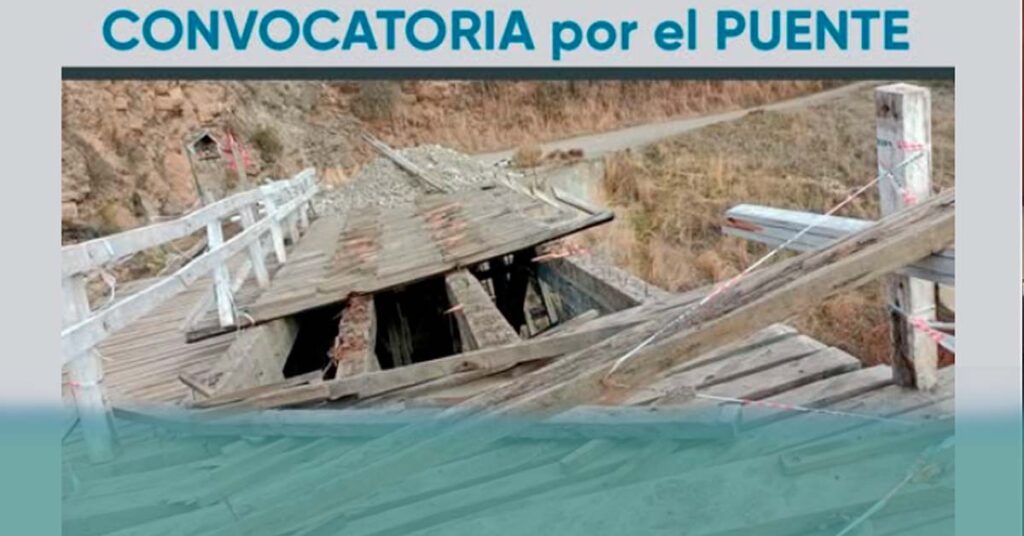 Vecinos de Ñirihuau reclaman por el arreglo del puente