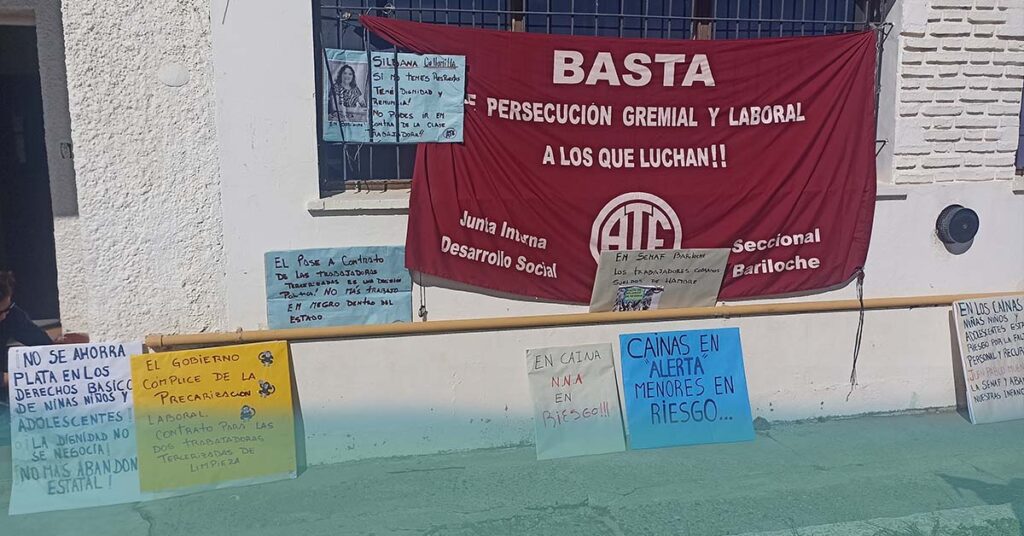 SENAF Bariloche acéfala: delegados de ATE denuncian abandono total