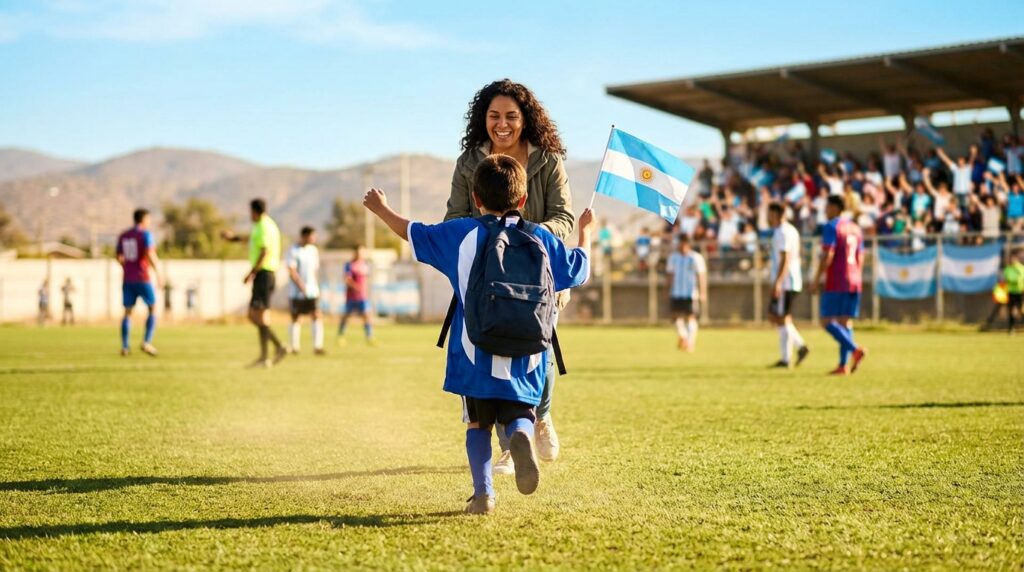 Madre e hijo viajarán a Chile para torneo de fútbol