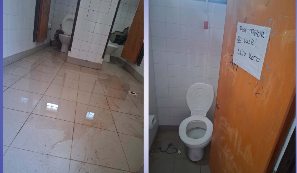 Falencias edilicias en CET2