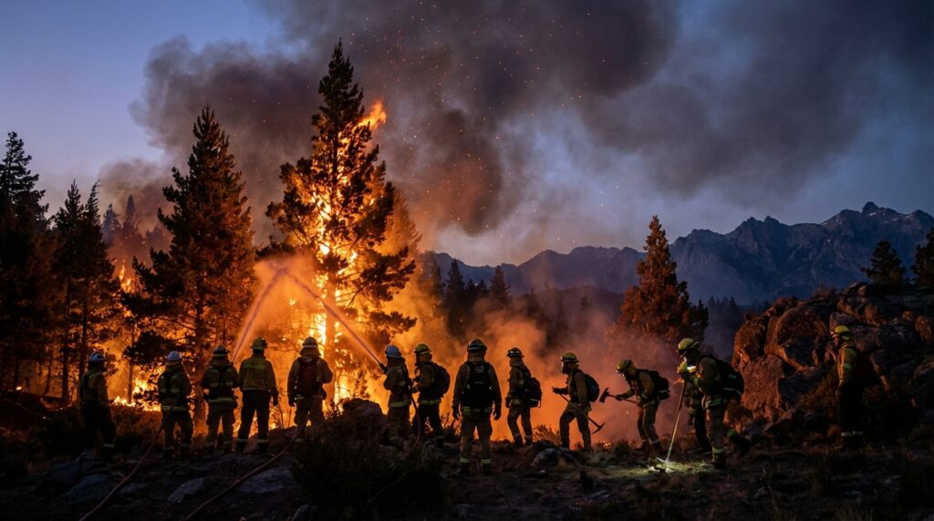 Brigadistas controlan focos ígneos que afectaban Bariloche