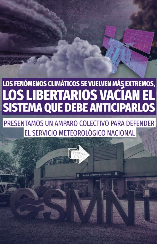vaciamiento del Servicio Meteorológico