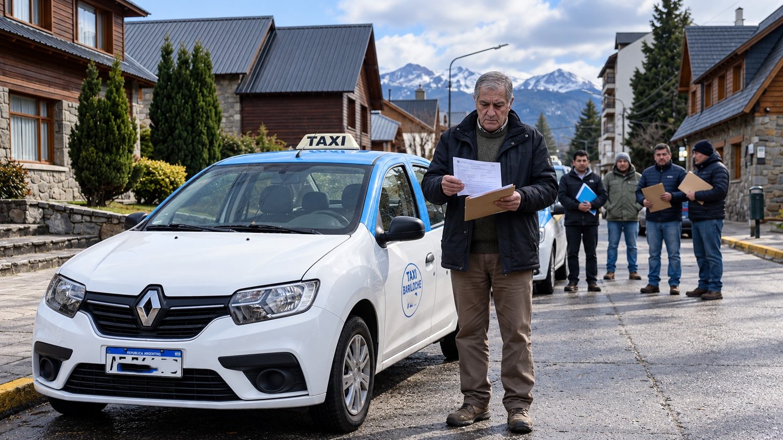 Un taxista de 72 años reclama la renovación de su licencia