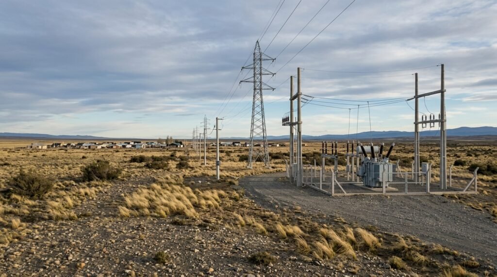 línea eléctrica de Bariloche